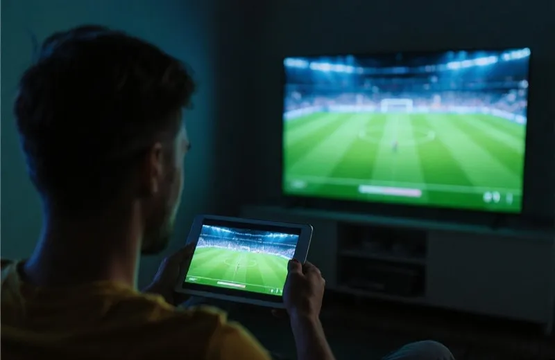 赛后补看比赛场景